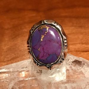 SOLD - Santa Fe Style Mojave Purple Turquoise